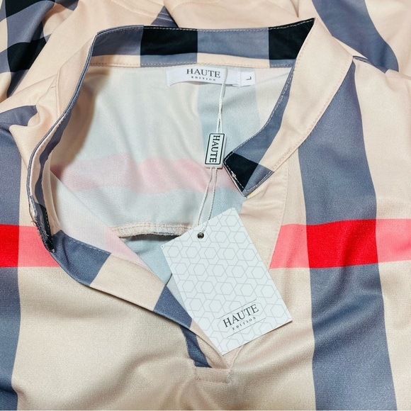 Haute Edition Tunic with 3/4 Sleeves Top NWT Sz-Large - Picture 5 of 6